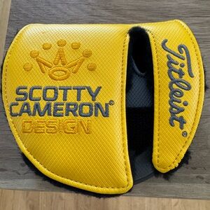Scotty Cameron Yellow and Gray Putter Cover